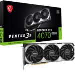 MSI - NVIDIA GeForce RTX 4070 SUPER 12GB VENTUS 3X OC 12GB GDDR6X PCI Express 4.0 Graphics Card - Black