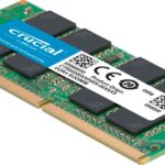 Crucial - 32GB Kit (2x16GB) DDR4 3200MHz C22 SODIMM Laptop Memory Kit - Green