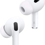 Apple - Geek Squad Certified Refurbished AirPods Pro (2nd generation) with MagSafe Case (USB‑C) - White