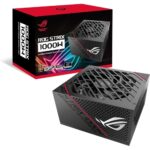 ASUS ROG-STRIX-1000G 80+ GOLD 1000W MODÜLER GÜÇ KAYNAĞI JAPON KAPASİTÖRLER 16 PIN KABLO 10 YIL GARANTİ