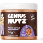 GENIUS NUTZ - Peanut Spread White Cappuccino - The Perfect Healthy Peanut Butter Snack with Arabic Coffee, 100% Natural, Sugar-Free and Gluten-Free, Low Carb High Protein, 17,6 oz Pack