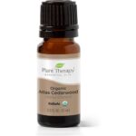 Plant Therapy Organic Atlas Cedarwood Essential Oil 100% Pure, USDA Certified Organic, Undiluted, Natural Aromatherapy for Diffusion, Skin, and Hair, Therapeutic Grade 10 mL (1/3 oz)
