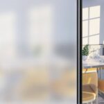 DIFIT Pencere Gizlilik Filmi, Buzlu Cam Pencere Filmi, Statik Yapışan Pencere Filmi, Pencere Çıkartması Gizliliği, Opak UV Engelleyici Vinil Pencere Filmi, Cam Kapı Banyo Ofis Oturma Odası için 17,4 x 78,1 cm