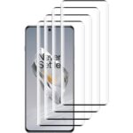 GMUJIAO [4 Paket] Cam Ekran Koruyucu OnePlus 12 ile Uyumlu,HD Tam Kapsamlı Ekran Koruyucu Cam Filmi,Emperli Cam Ekran Koruyucu[HD Netlik]-Siyah