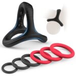 Silicone Cock/Penis Rings Set with 7 Different Sizes for Erection Enhancing, Long Lasting Stronger Strechy Adult Sex Toys for Men or Couple