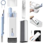 YUWAKAYI 7'si 1 Arada Elektronik Temizleyici Kiti, Fırçalı Klavye Temizleyici Kiti, Airpods Pro için 3'ü 1 Arada Temizleme Kalemi, Kulaklık, Klavye, Dizüstü Bilgisayar, Telefon, PC Monitörü için Çok