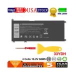 33YDH Battery For Dell Latitude 3380 3480 3490 3580 Inspiron 15 7577 17 7786