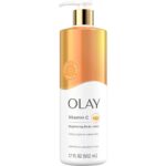Olay Body Lotion Brightening for Women with Vitamin C, 24hr Moisturizing, Vitamin E & Vitamin B3 Complex, Fast Absorbing Formula, 17 fl oz
