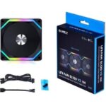 Lian Li UNI Fan SL120 v2 120mm RGB Reversed Fan BLACK - 1-Pack