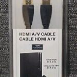 SONY HDMI A/V CABLE DLC-HD20P 98089 GOLD TIPS. NEW IN IT'S SEALED PACKAGE!