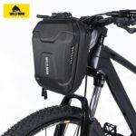 WILDMAN Bicycle Handlebar Bag 3L Hard Shell Electric Scooter MTB Road Bike Bag