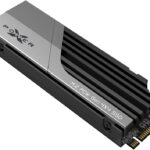 Silicon Power 2TB XS70 Nvme PCIe Gen4 M.2 2280 SSD R/W Up to 7,300/6,800 MB/s, DRAM Cache, with Built-in PS5 Heatsink, Compatible with PlayStation 5 (SP02KGBP44XS7005)