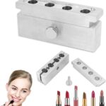 ZJchao Diy Lipstick Making Kit, Aluminum Alloy DIY lipstick Maker, Lip Balm Making Kit, Cosmetic Lip Balm Maker, Make a Single Color Lipstick(#1)