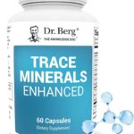 Dr. Berg Trace Minerals Enhanced Complex - Complete with 70+ Minerals Including 10 mg of Zinc - Dietary Supplement - 60 Capsules