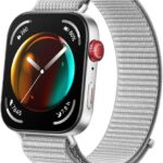 هواوي ساعة فيت 3، شاشة اموليد مقاس 1.8 انش، تصميم رفيع للغاية، ادارة لياقة بدنية شاملة، عمر بطارية متين، متوافقة مع اي او اس واندرويد، رمادي + هدية