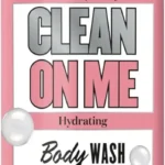 Soap & Glory Clean On Me Moisturizing Body Wash - Creamy Body Soap & Skin Cleanser with Built-In Body Lotion for Dry Skin - Bergamot & Rose Scented Body Wash for Women & Men (500ml)
