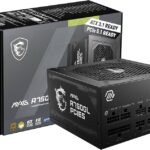 MSI MAG A750GL PCIE 5.1 & ATX 3.1 Gaming Power Supply - Full Modular - 80 Plus Gold Certified 750W - Compact Size - ATX PSU - 10 Year Warranty