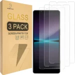 Mr.Shield [3-Pack] Screen Protector For Sony Xperia 1 V [Tempered Glass] [Japan Glass with 9H Hardness] Screen Protector