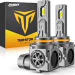 9006 HB4 Light Bulbs, 800% Super Bright Bulb 1:1 Mini Size No Adapter Required, 6500K White Non-Polarity Plug and Play HB4 Fog light bulbs, Pack of 2