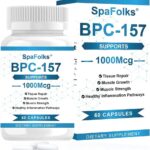 𝐁𝐏𝐂 157 Peptide Capsules, New Protective Compound 157, High Potency, Non-GMO, Gluten-Free Supplement, for Faster Recovery and Gut Healing, 1000 mcg (60pcs/Bottle)