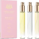 Caswell-Massey Bouquet Discovery Set, Includes Peony, Orchid & Rose, Discover the Beauty of Botanicals, Travel Size Perfume Set, Perfume for Women, 0.25 Fl Oz Each