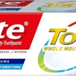 Colgate Total Advanced Whitening Toothpaste with Fluoride, Multi Benefit Toothpaste with Sensitivity Relief and Cavity Protection - 5.1 ounce