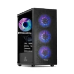 Free Shipping Yeyian Yumi Gaming PC Desktop INTEL Core i5 12400F, Nvidia RTX 4060, 1TB NVMe SSD, 16GB DDR4 3200, 650W Gold PSU,