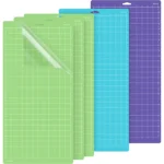 3 Pack Cameo Engraving Machine Base Plate PVC Adhesive Cutting Mat for Cricut Explore Air/Air2/Maker DIY Machine 12x4.5 Inches