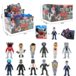 3pcs Skibidi Toilet Figure Mystery Box Blind Box Toys regali per bambini fan adulti Halloween Christmas Figure regali decorativi