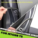 Door Sound Insulation Strip Fit for Jetour Traveller T2 2023 2024 2025 B-pillar Seal Strip Glue-free Door Seal Car Accessories