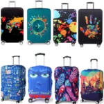 TRIPNUO Thicker Blue City Luggage Cover Suitcase Protective Cover for Trunk Case Apply to 19''-32'' Suitcase Travel Accessories