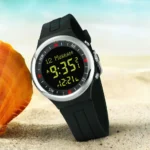 ساعة القبلة الإسلامية مع إنذار أذان لجميع الصلوات ، ساعة المعصم الإسلامية الحرمين الفجر