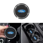 Car Goods Diamond coaster anti-slip pad interior For Ford Focus 2 MK2 3 MK4 ST Mondeo Festiva Fusion Suit Fiesta Mustang Ranger