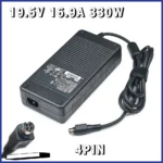 19.5V 16.9A 330W 4 Holes Charger Adapter ADP-330AB B For Clevo P370SM-A P570WM MSI GT83VR GT73VR GT80S Asus ROG GX700VO-GB012T