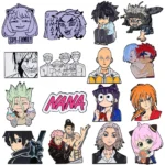 اليابانية لطيف دبابيس للنساء التلبيب دبابيس لحقائب الظهر الصنوبر بروش المينا دبوس شارات ظهره أنيمي المعادن مجوهرات الأزياء