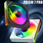 مروحة هيكل كمبيوتر Prism 7 pro ، مروحة تبريد هادئة 12 و argb 4 دبوس pwm ، 12 فولت ، حجم هواء كبير 56. 8cfm/1.8-دورة في الدقيقة