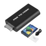 For PS2 to HDMI Converter plug ps2hdmi Audio Video Adapter with 3.5mm Audio Output Supports For PS2 HDTV Display Modes 1080P
