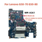 NM-A361 For Lenovo Ideapad G50-70 G50-80 Laptop With I5-5200U I5-5257U I7-5500U R5 M330 2GB 100% Test Work