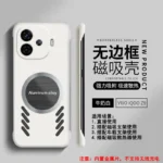 Case For VIVO iQOO Z9 Turbo Plus Luxury Heat Dissipation Magnetic PC Cover For iQOO Z9 Turbo+ Shockproof Bumper Funda