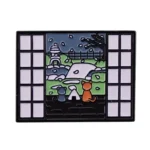 شارة القط بروش حيوان مضحك ، أنيمي الحلو ، لطيف