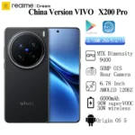 New VIVO X200 Pro 6000mAh 90W SuperVOOC 30W Wireless 50MP Rear Camera SonyLYT-818 Dimensity9400   6.78" 120HZ AMOLED