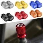 4pcs for KIA Sportage Rio Ceed Picanto K5 K9 Sorento Car Wheel Tire Valve Caps Aluminum Airtight Covers Badge Emblem styling
