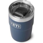 YETI Rambler 8 oz Stackable Cup, Stainless Steel, Vacuum Insulated Espresso Cup with MagSlider Lid