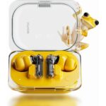 لا شيء سماعات اذن لاسلكية حقيقية، شات جي بي تي مدمجة، تعزيز صوت جهوري ديناميكي، عالي الدقة مع خاصية الغاء الضوضاء النشطة الهجينة حتى 45 ديسيبل، (اصفر)