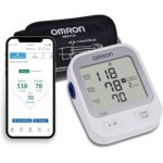 OMRON Silver Upper Arm Blood Pressure Monitor, Clinically Validated, Medical Grade, FDA Cleared, FSA/HSA Eligible, Large Screen, Connects to OMRON app, Blood Pressure Machine with Bluetooth Technology
