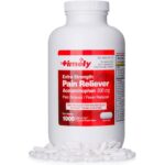 Timely Acetaminophen 500 MG Tablets 1000 Count - Extra Strength Pain Relief - Compared to the active ingredient in Extra Strength Tylenol - Menstrual Cramps, Fever Reducer, Minor Pain of Arthritis