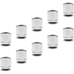 EKWB EK-Quantum Torque STC-10/13 Compression Fitting for Soft Tubing, 10/13mm (3/8" ID, 1/2" OD), Nickel, 10-pack
