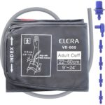 ELERA Extra Large Blood Pressure Cuff (9"-24" | 22-60cm) - XL Replacement BP Cuff for Big Arms, Compatible with Most BP Monitors, Adult Cuff Only - 6 Connectors