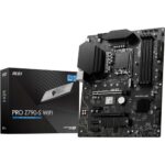 MSI PRO Z790-S WiFi ProSeries Motherboard (Supports 12th/13th/14th Gen Intel Processors, LGA 1700, DDR5, PCIe 5.0, M.2, 2.5Gbps LAN, USB 3.2 Gen2, HDMI/DP, Wi-Fi 6E, Bluetooth 5.3, ATX)