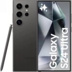 جوال سامسونج جالكسي اس 24 الترا، ذاكرة تخزين 256GB، لون اسود تيتانيوم وذاكرة RAM 12GB، هاتف ذكي بنظام اندرويد، كاميرا بدقة 200 ميجابكسل، قلم S، عمر بطارية طويل (اصدار الامارات العربية المتحدة)